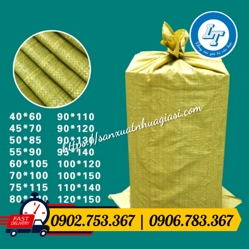 Bao tải dứa đóng hàng có sự đa dạng về kích thước Bao tải dứa đóng hàng có sự đa dạng về kích thước