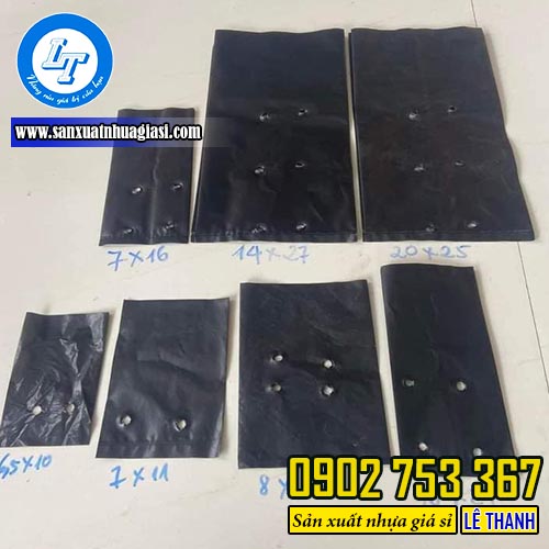 Kích thước túi bầu ươm cây Kích thước túi bầu ươm cây