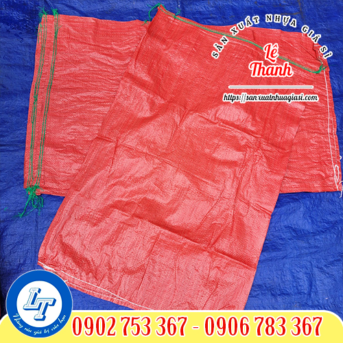 Bao tải gạo màu đỏ Bao tải gạo màu đỏ