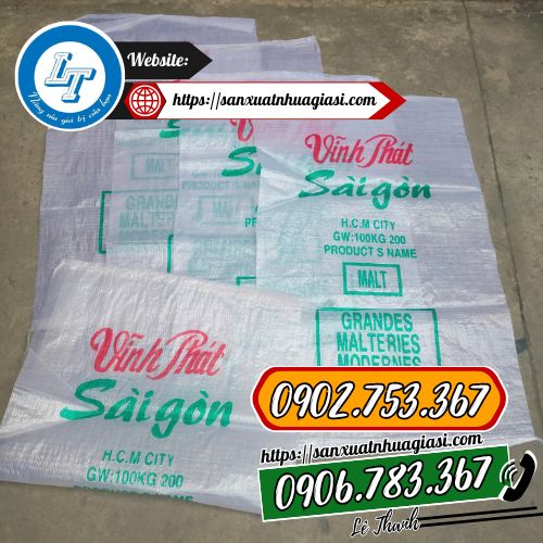 Bao tải lúa/gạo loại trong 100kg Bao tải lúa/gạo loại trong 100kg