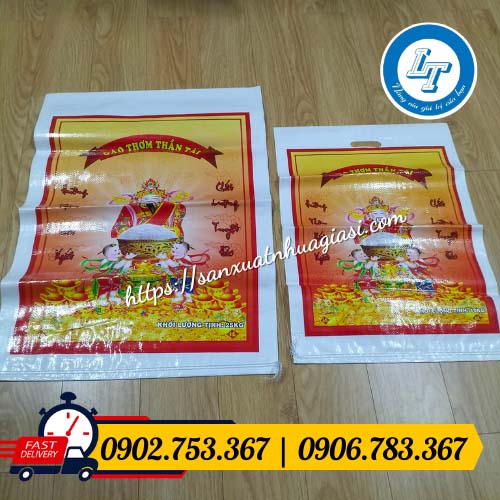 Bao gạo đục lỗ và bao thường Bao gạo đục lỗ và bao thường