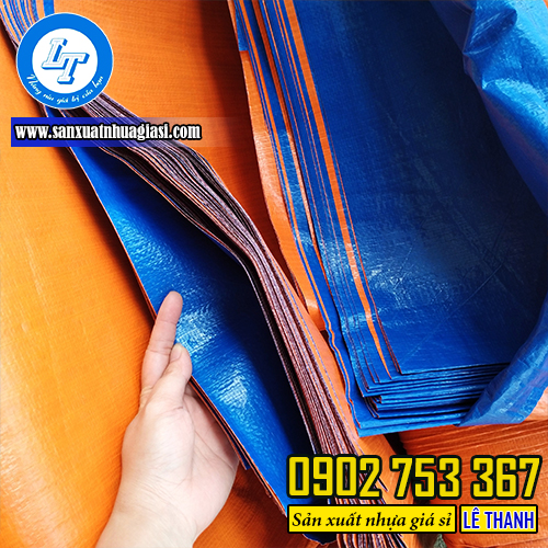 Báo giá bạt nhựa xanh cam