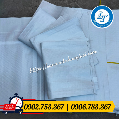 Bao pp trắng ghép giấy xi măng Bao pp trắng ghép giấy xi măng