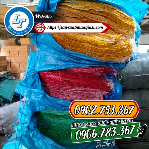 bao lưới có 3 màu xanh, đỏ, vàng bao lưới có 3 màu xanh, đỏ, vàng