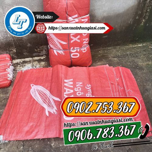 Bao tải in chữ trên bề mặt Bao tải in chữ trên bề mặt