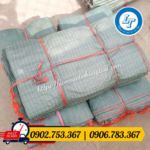 Bao tải dứa xám đen 60x100 giá rẻ Bao tải dứa xám đen 60x100 giá rẻ