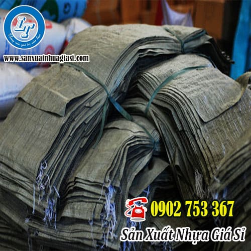 Bao tải dứa đen bó 50 cái, 100 cái