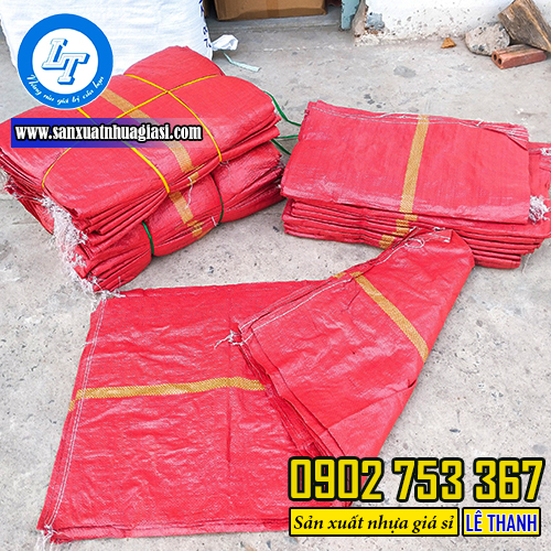 Bao tải dứa đỏ 60x100cm Bao tải dứa đỏ 60x100cm