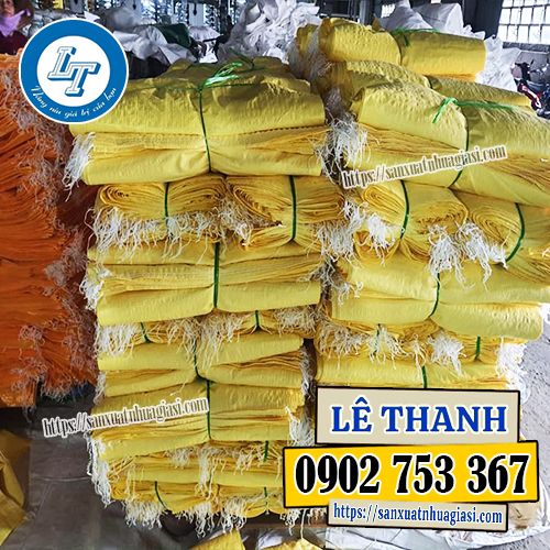 Bao tải dứa màu vàng