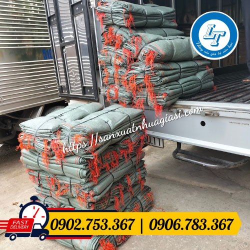 Bao tải đựng gạo màu xanh đen Bao tải đựng gạo màu xanh đen