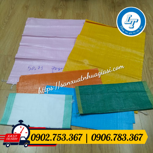 Bao tải lúa gạo đủ màu đủ kích thước Bao tải lúa gạo đủ màu đủ kích thước