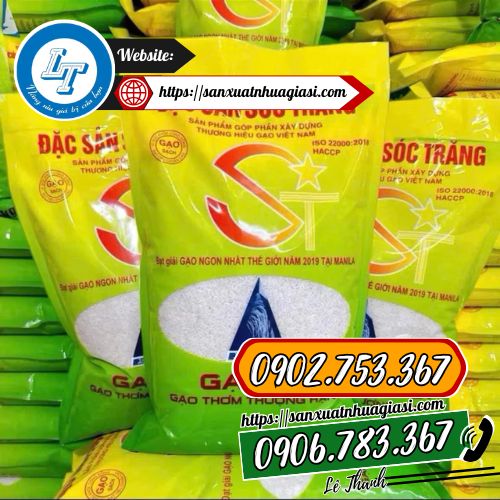 Bao tải đựng gạo ST25 loại to Bao tải đựng gạo ST25 loại to