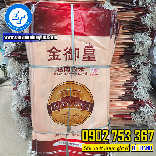 Bao tải in logo 25kg Bao tải in logo 25kg