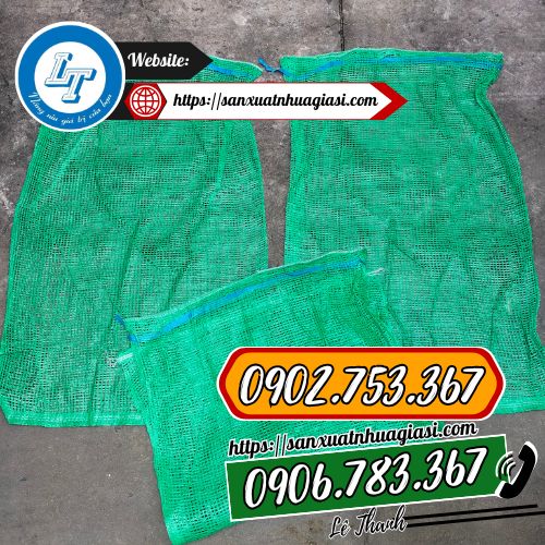 bao tải lưới xanh lá sỉ rẻ bao tải lưới xanh lá sỉ rẻ