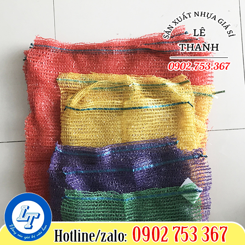 Bao tải lưới có kích thước đa dạng