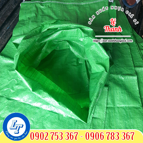 Bao tải dứa xanh chống thấm tốt, bền bỉ Bao tải dứa xanh chống thấm tốt, bền bỉ