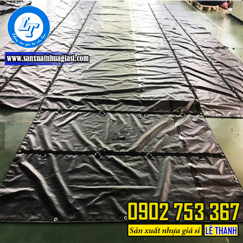 Bạt che xe tải khi trải ra