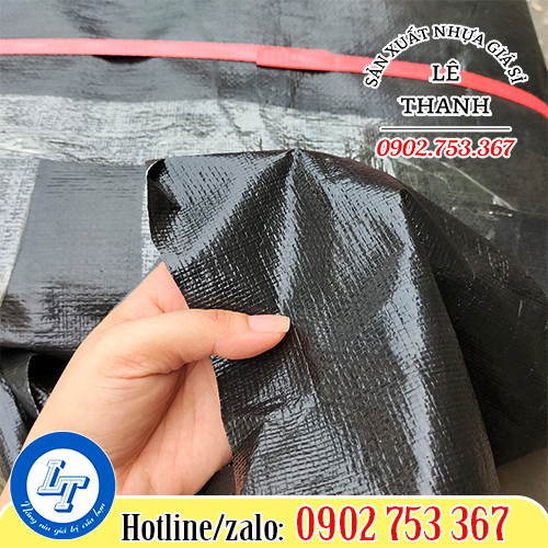 bạt nhựa đen 2 da Hàn Quốc chất lượng