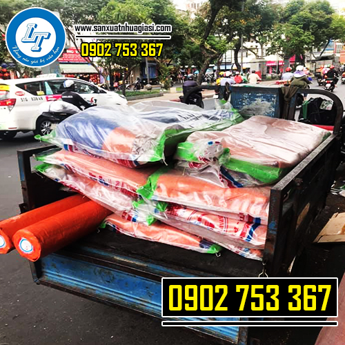 Lê Thanh cung cấp bạt nhựa xanh cam với giá bán sỉ rẻ