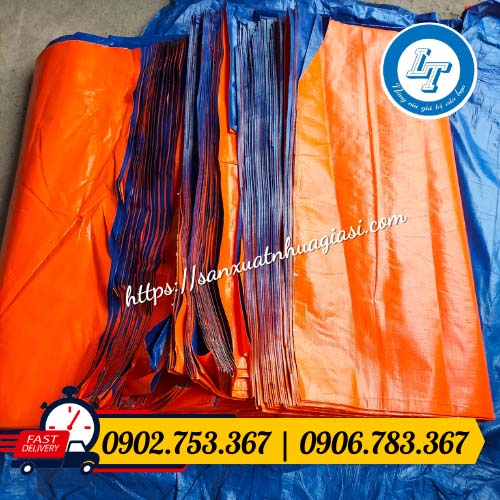 Bạt xanh cam 2 da dày dặn Bạt xanh cam 2 da dày dặn