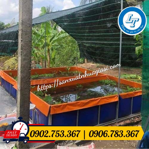 Khả năng chống thấm nước của bạt xanh cam Khả năng chống thấm nước của bạt xanh cam