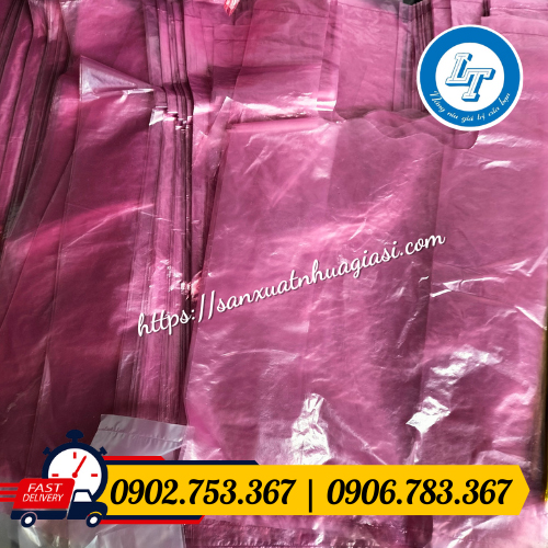 Bịch ni lông hồng Bịch ni lông hồng