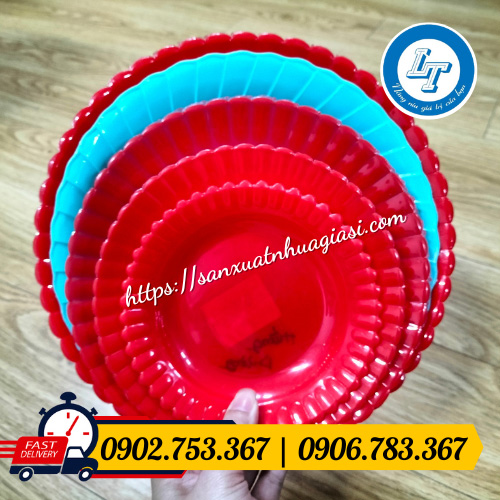 Bộ dĩa nhựa bông nhiều màu nhiều kích thước Bộ dĩa nhựa bông nhiều màu nhiều kích thước