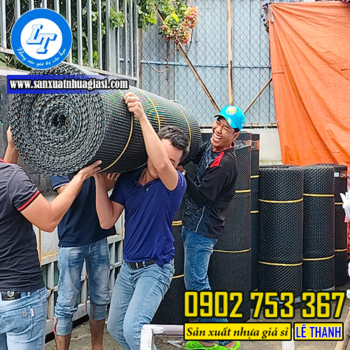 Bỏ sỉ số lượng lưới nhựa mắt cáo đen Bỏ sỉ số lượng lưới nhựa mắt cáo đen
