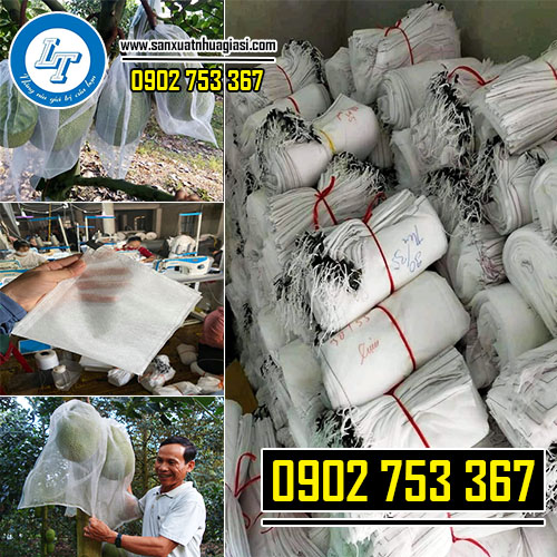 Lê Thanh bỏ sỉ túi lưới trùm mít 50*70cm giá sỉ rẻ