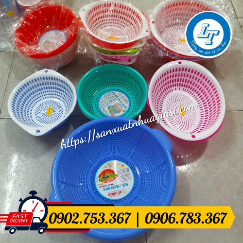 Bộ thau rổ nhựa các loại, các kiểu Bộ thau rổ nhựa các loại, các kiểu