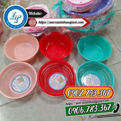 Bộ thau rổ nhựa chất lượng Bộ thau rổ nhựa chất lượng