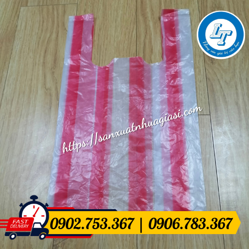 Túi xốp sọc màu Túi xốp sọc màu