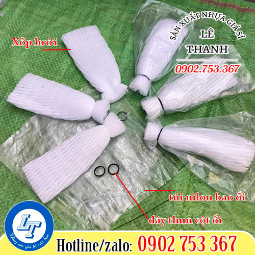 Cấu tạo xốp lưới bọc trái cây