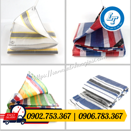 Các loại bạt nhựa kẻ sọc Các loại bạt nhựa kẻ sọc