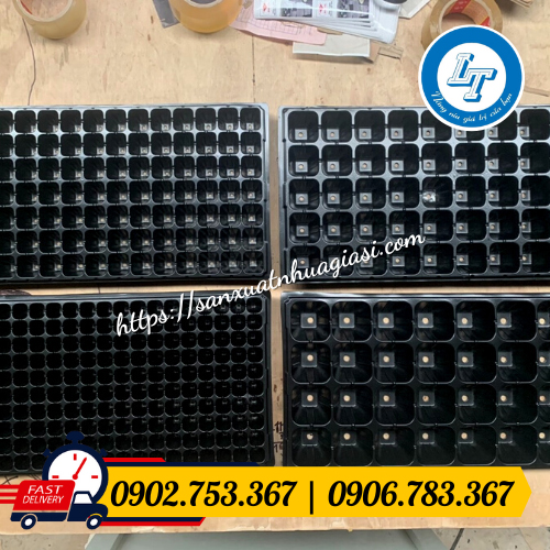 Khay ươm cây với quy cách ô đa dạng Khay ươm cây với quy cách ô đa dạng