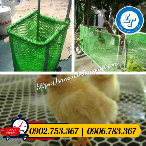 Các ứng dụng của lưới nhựa mắt cáo xanh Các ứng dụng của lưới nhựa mắt cáo xanh