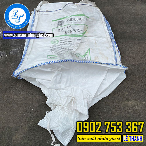 Bao tải jumbo cấu tạo đáy xả Bao tải jumbo cấu tạo đáy xả