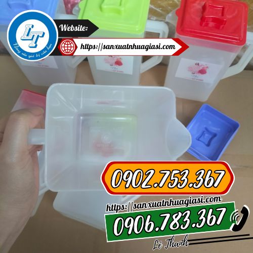 Cấu tạo của ca nhựa vuông Cấu tạo của ca nhựa vuông