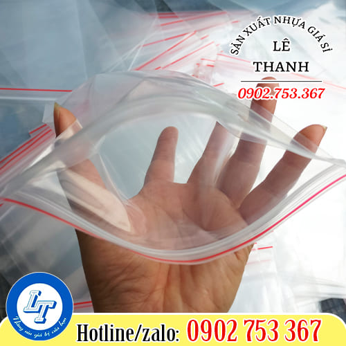 Cấu tạo miệng túi zip chỉ đỏ Cấu tạo miệng túi zip chỉ đỏ