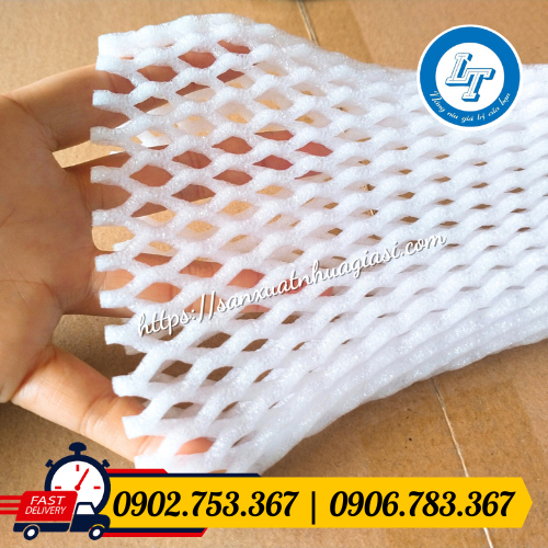 Độ co giãn của xốp lưới Độ co giãn của xốp lưới