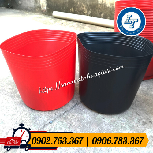 Chậu nhựa mềm trồng cây Chậu nhựa mềm trồng cây