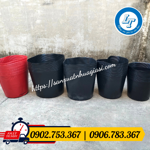 Chậu nhựa mềm trồng cây cảnh Chậu nhựa mềm trồng cây cảnh