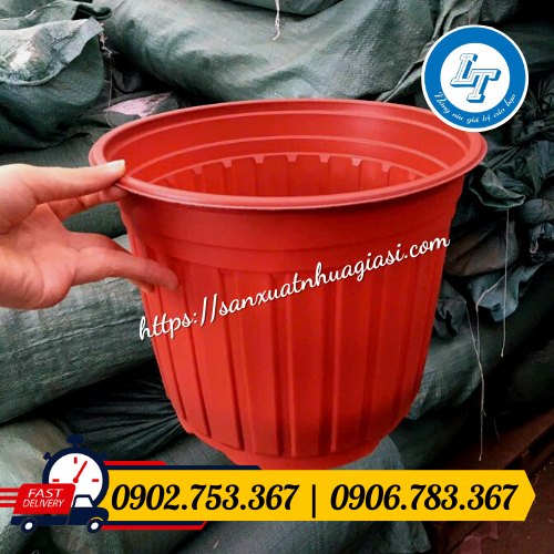 Chậu nhựa trồng cây có chất liệu nhựa pp tái chế Chậu nhựa trồng cây có chất liệu nhựa pp tái chế