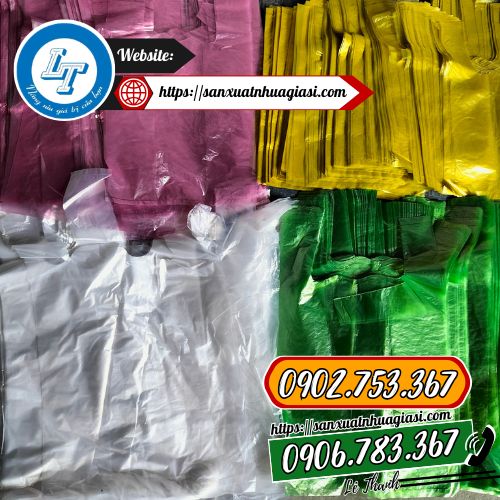 Túi xốp màu hàng chợ Túi xốp màu hàng chợ