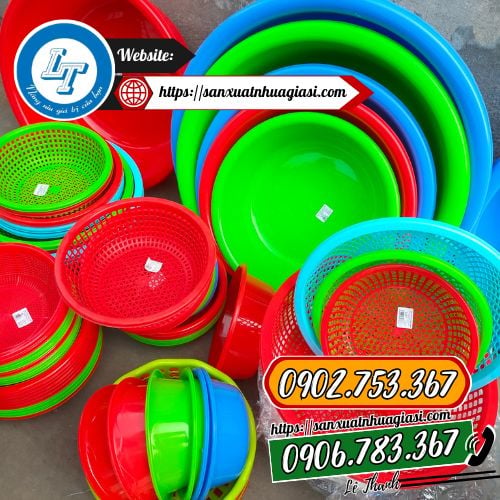 Chuyên sỉ thau rổ nhựa giá rẻ Lê Thanh Chuyên sỉ thau rổ nhựa giá rẻ Lê Thanh