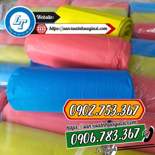 Chuyên sỉ số lượng lớn túi rác cuộn màu Chuyên sỉ số lượng lớn túi rác cuộn màu