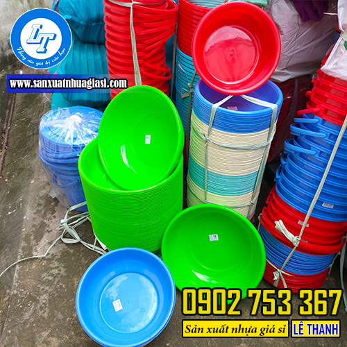 Giá sỉ rẻ thau nhựa tròn Giá sỉ rẻ thau nhựa tròn