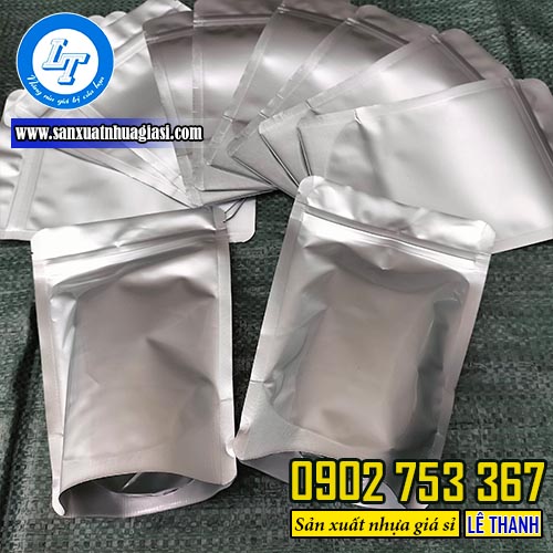 Sỉ số lượng túi zip bạc 2 mặt Sỉ số lượng túi zip bạc 2 mặt