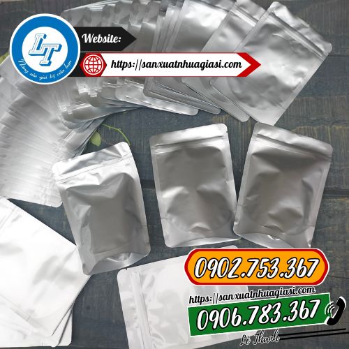 Chuyên sỉ túi zip bạc mờ Chuyên sỉ túi zip bạc mờ