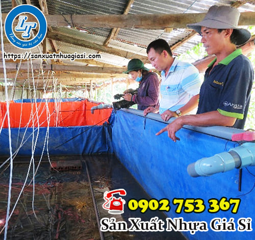 Công dụng của bạt nhựa xanh cam trong nuôi trồng thủy hải sản